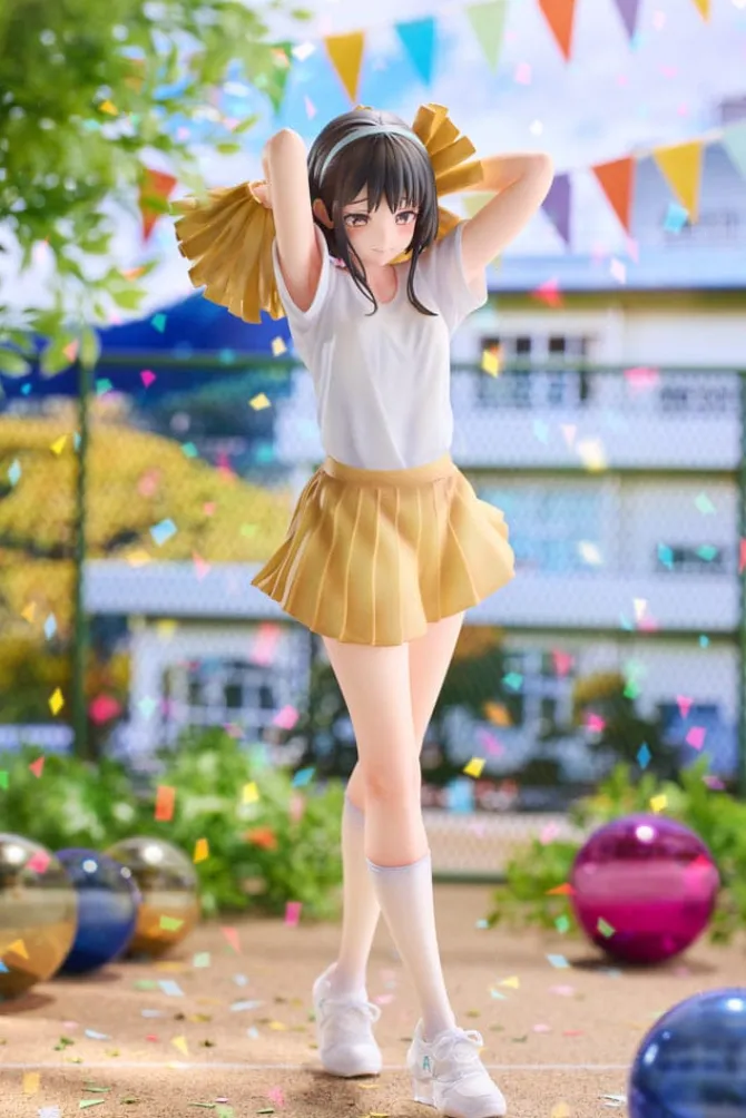 Original Illustration - Cheerleader Misaki Statue Illustrated by Jonsun: Hobby Sakura