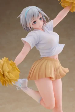 Original Illustration - Cheerleader Riku Statue / Illustration by Jonsun: Hobby Saku