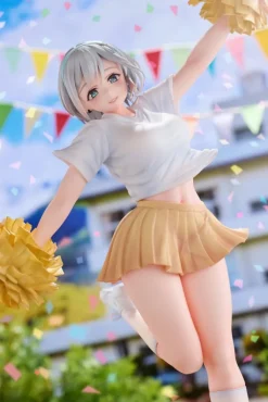 Original Illustration - Cheerleader Riku Statue / Illustration by Jonsun: Hobby Saku