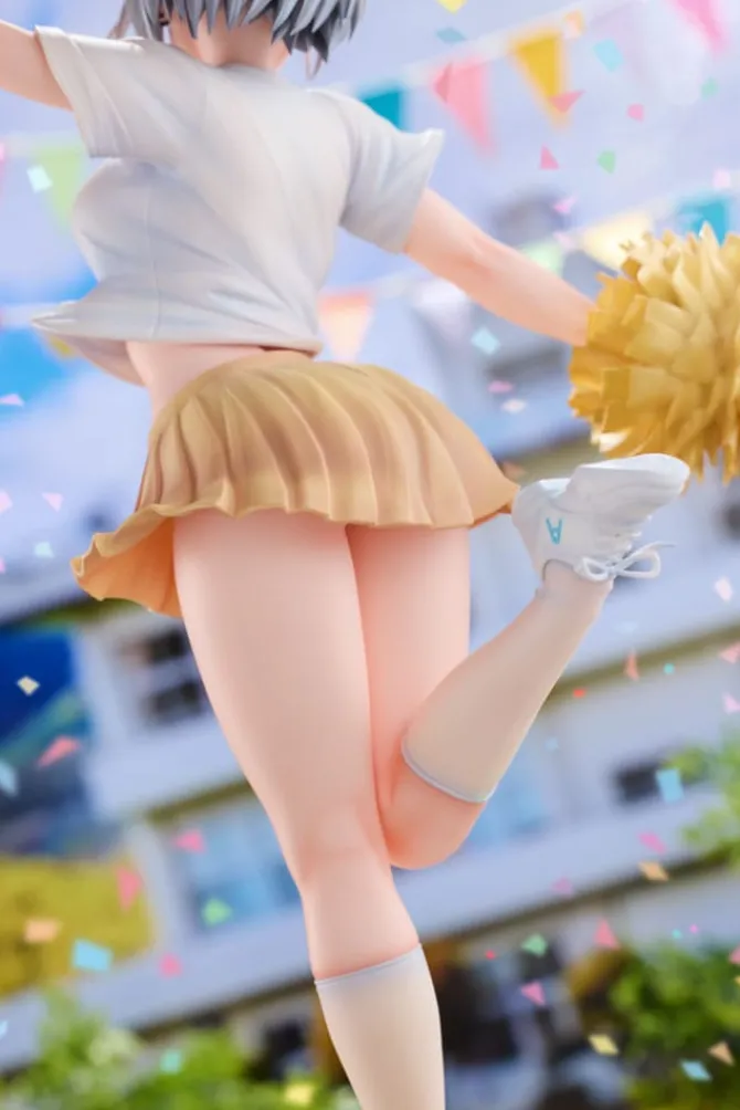 Original Illustration - Cheerleader Riku Statue / Illustration by Jonsun: Hobby Saku