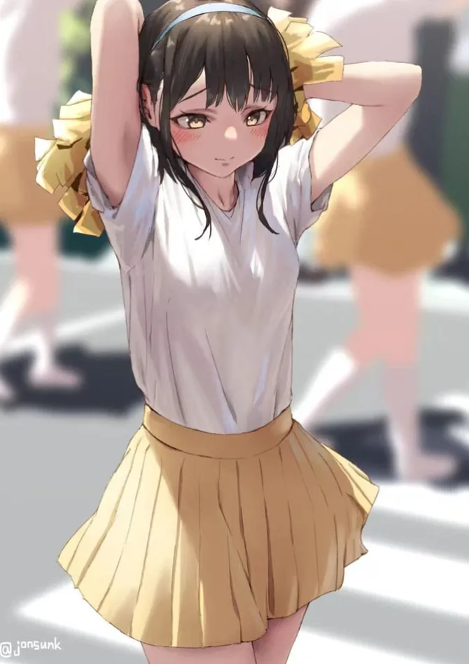 Original Illustration - Cheerleader Misaki Statue Illustrated by Jonsun Limited Edition: Hobby Sakur