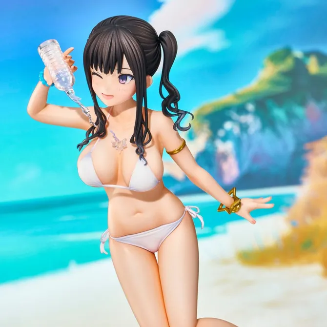 Original Illustration - Kaede Statue / Illustration by Miyuki Sasaki - Summer Cloud White Bikini Ver
