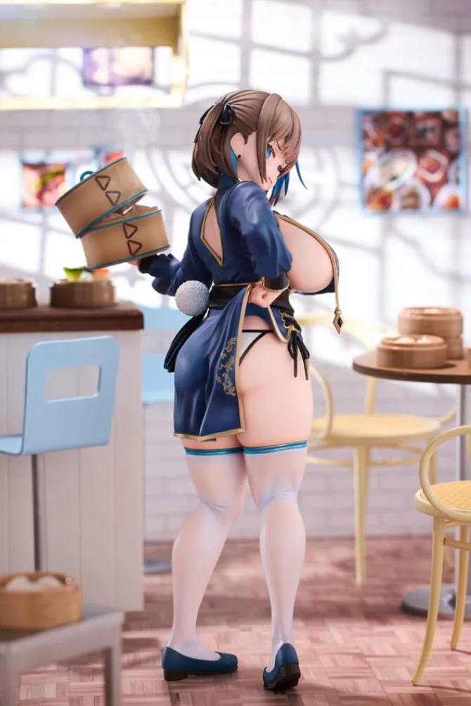 Original Illustration - Manjuu Musume Tsumugu Statue / illustration by Ranfu: Hobby Sakura