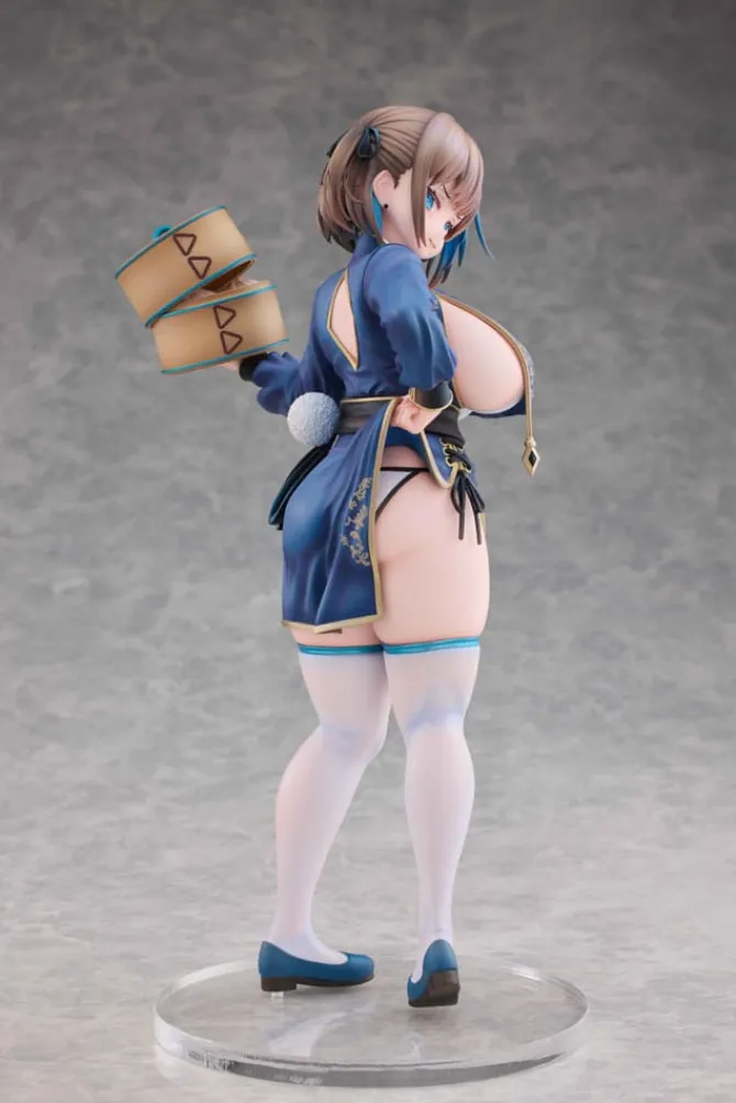 Original Illustration - Manjuu Musume Tsumugu Statue / illustration by Ranfu: Hobby Sakura