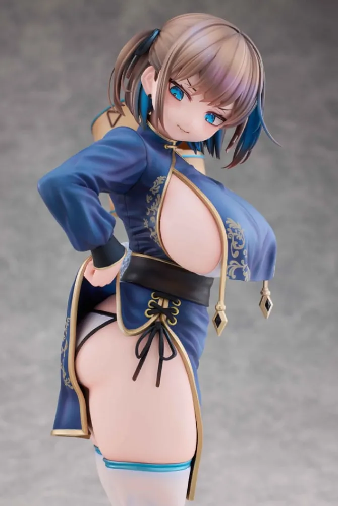 Original Illustration - Manjuu Musume Tsumugu Statue / illustration by Ranfu: Hobby Sakura