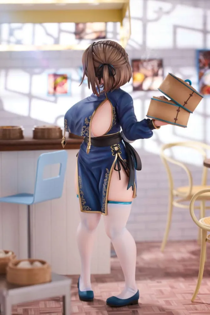 Original Illustration - Manjuu Musume Tsumugu Statue / illustration by Ranfu: Hobby Sakura