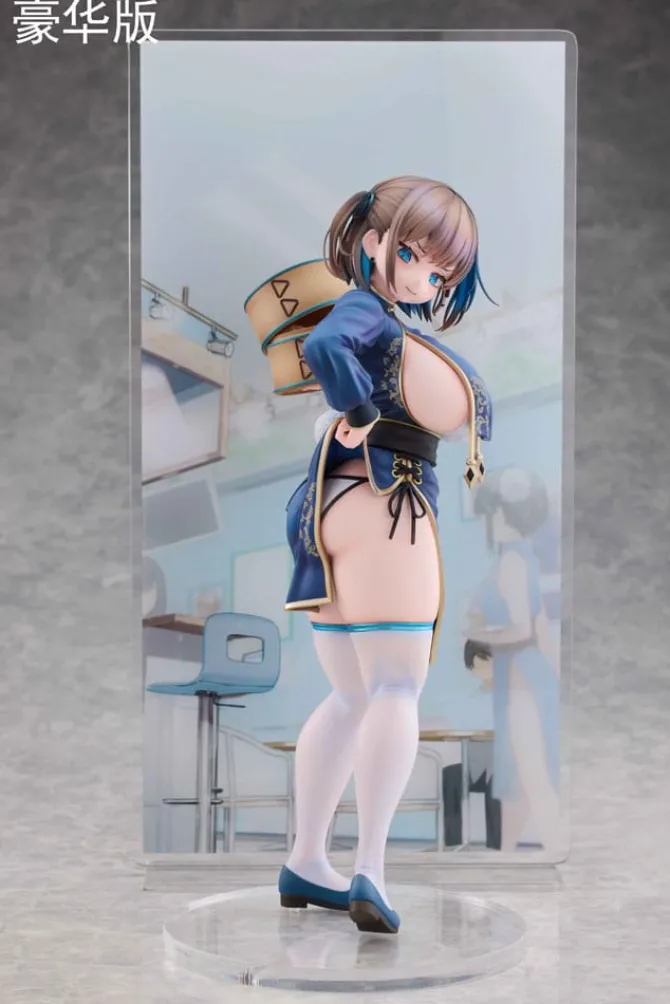 Original Illustration - Manjuu Musume Tsumugu Statue / illustration by Ranfu DX Ver.: Hobby Sakura