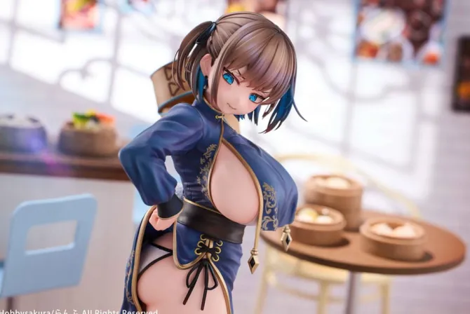 Original Illustration - Manjuu Musume Tsumugu Statue / illustration by Ranfu DX Ver.: Hobby Sakura