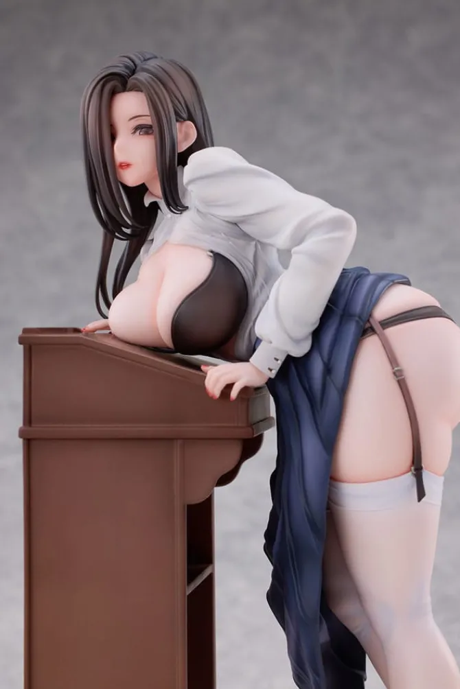 Original Illustration - Martha-sensei Statue / illustration by Throtem: Hobby Sakura
