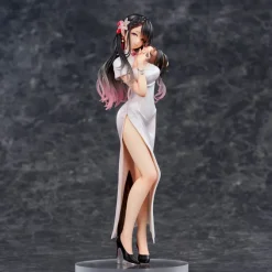 Original Illustration - Mai Okuma Statue / Illustration Healing-type white chinese dress lady: Unio