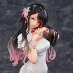 Original Illustration - Mai Okuma Statue / Illustration Healing-type white chinese dress lady: Unio