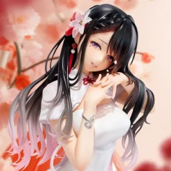 Original Illustration - Mai Okuma Statue / Illustration Healing-type white chinese dress lady: Unio