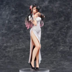 Original Illustration - Mai Okuma Statue / Illustration Healing-type white chinese dress lady: Unio