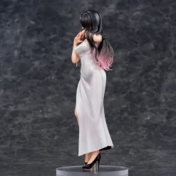 Original Illustration - Mai Okuma Statue / Illustration Healing-type white chinese dress lady: Unio