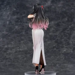 Original Illustration - Mai Okuma Statue / Illustration Healing-type white chinese dress lady: Unio