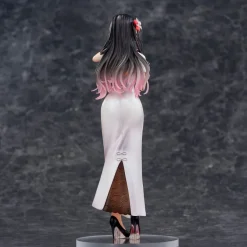 Original Illustration - Mai Okuma Statue / Illustration Healing-type white chinese dress lady: Unio