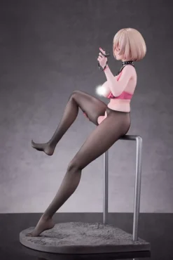 Original Illustration - Naughty Police Statue / Woman Illustration by CheLA77 DX Edition: Hobby Saku