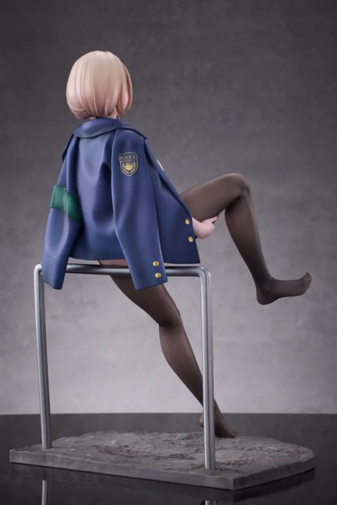 Original Illustration - Naughty Police Statue / Woman Illustration by CheLA77 DX Edition: Hobby Saku