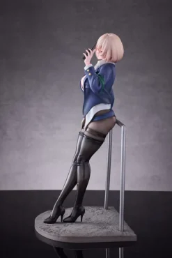 Original Illustration - Naughty Police Statue / Woman Illustration by CheLA77 Limited Edition: Hobby