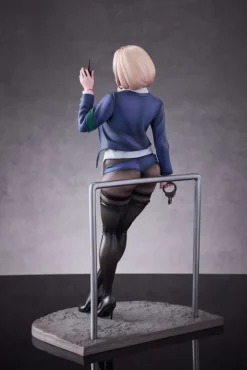 Original Illustration - Naughty Police Statue / Woman Illustration by CheLA77 Limited Edition: Hobby