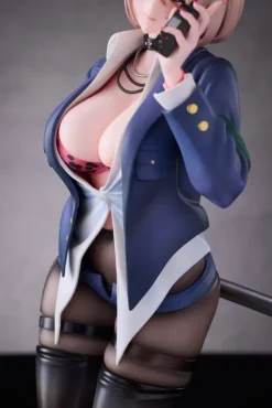 Original Illustration - Naughty Police Statue / Woman Illustration by CheLA77 Limited Edition: Hobby