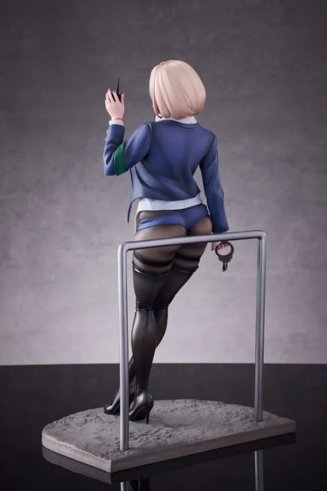 Original Illustration - Naughty Police Statue / Woman Illustration by CheLA77: Hobby Sakura