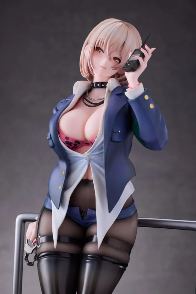 Original Illustration - Naughty Police Statue / Woman Illustration by CheLA77: Hobby Sakura