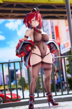 Original Illustration - Rainbow Red Apple Statue / Illustration by StarCat: Hobby Sakura