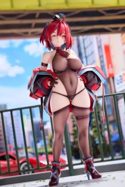 Original Illustration - Rainbow Red Apple Statue / Illustration by StarCat: Hobby Sakura