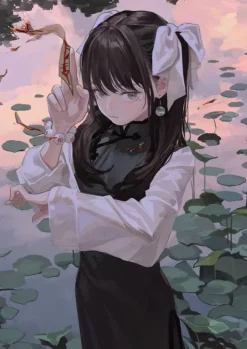 Original Illustration - Yao Zhi Statue / Illustration by FKEY - Limited Edition: Hobby Sakura