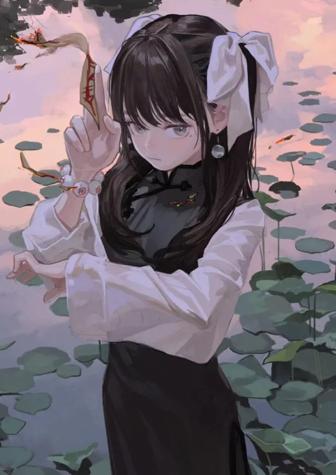 Original Illustration - Yao Zhi Statue / Illustration by FKEY - Limited Edition: Hobby Sakura