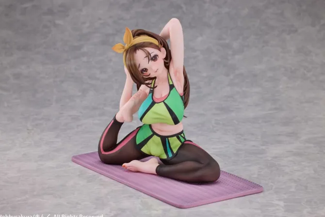 Original Illustration - Yoga Shoujo Statue / illustration by Kinku: Hobby Sakura