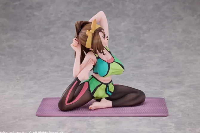 Original Illustration - Yoga Shoujo Statue / illustration by Kinku: Hobby Sakura