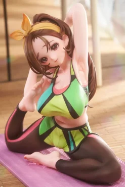 Original Illustration - Yoga Shoujo Statue / illustration by Kinku: Hobby Sakura