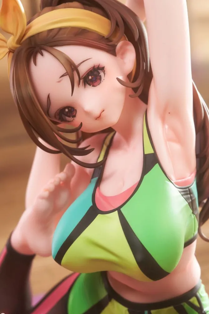 Original Illustration - Yoga Shoujo Statue / illustration by Kinku: Hobby Sakura