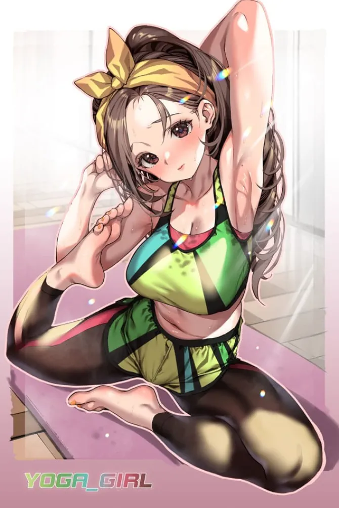 Original Illustration - Yoga Shoujo Statue / illustration by Kinku Bonus Inclusive Limited Edition: