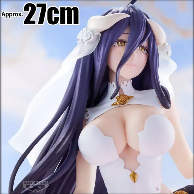 Overlord - Albedo Figur / Glitter & Glamours - Wedding Version: Banpresto