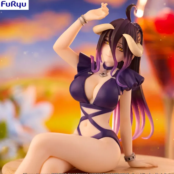Overlord - Albedo Noodle Stopper Figur / Swimsuit - Dark Purple Color Version: Furyu