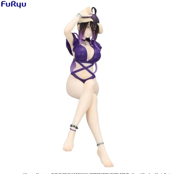 Overlord - Albedo Noodle Stopper Figur / Swimsuit - Dark Purple Color Version: Furyu