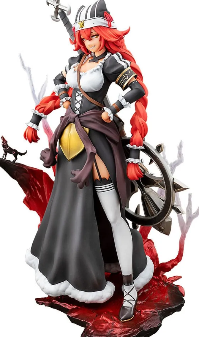 Overlord - Lupusregina Beta Statue / 10th Anniversary So-bin Version - with Background Parts: Kadoka