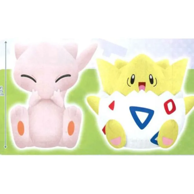 Pokemon - Mew & Togepi Plüschi 2er-Set : Banpresto