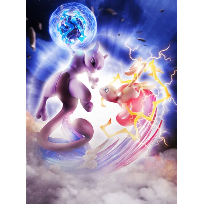 Pokemon - Mew vs Mewtwo Statue / G.E.M EX Series: MegaHouse