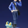 Pokémon - Calem & Froxy Statue / ARTFXJ: Kotobukiya