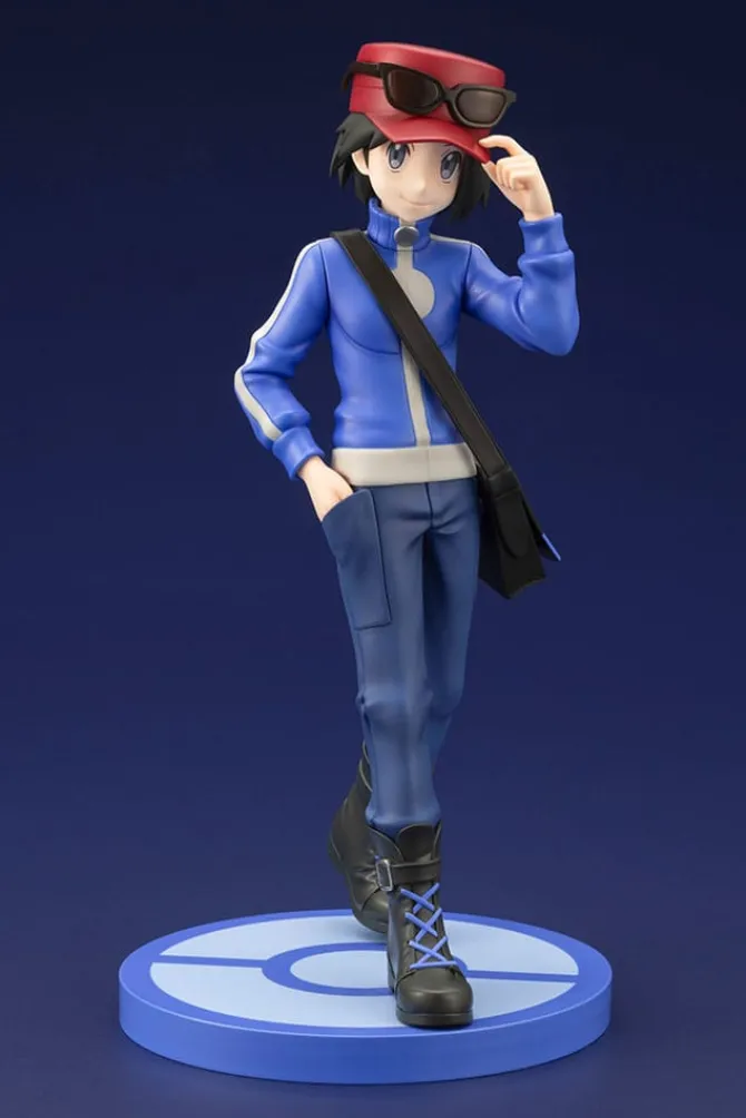 Pokémon - Calem & Froxy Statue / ARTFXJ: Kotobukiya