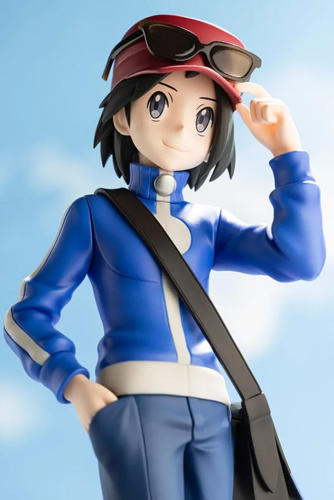 Pokémon - Calem & Froxy Statue / ARTFXJ: Kotobukiya