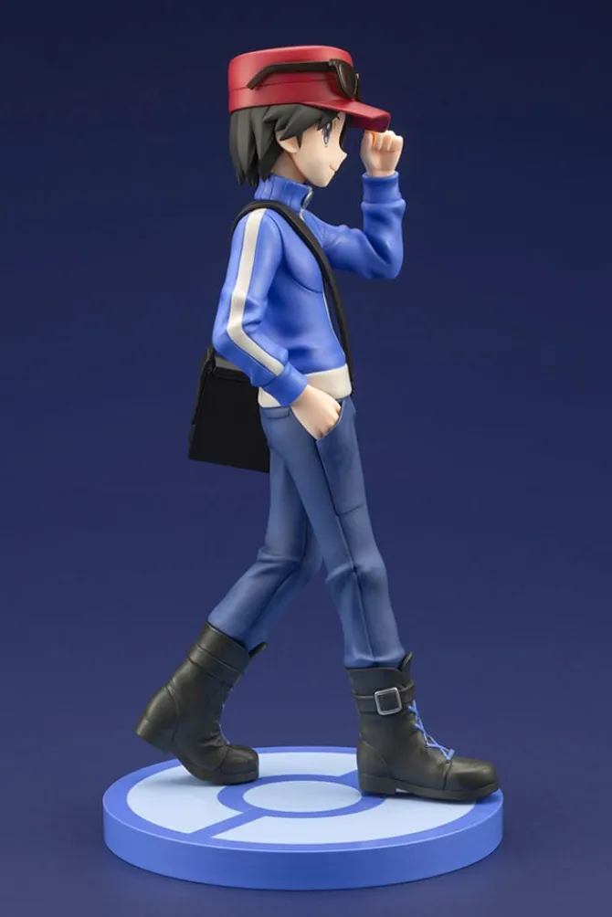 Pokémon - Calem & Froxy Statue / ARTFXJ: Kotobukiya