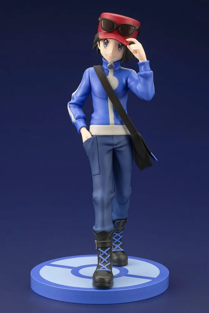 Pokémon - Calem & Froxy Statue / ARTFXJ: Kotobukiya