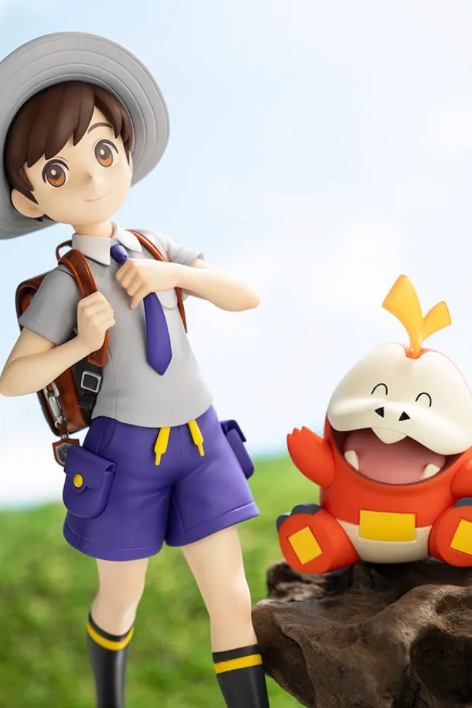 Pokémon - Florian with Krokel Statue / ARTFXJ: Kotobukiya