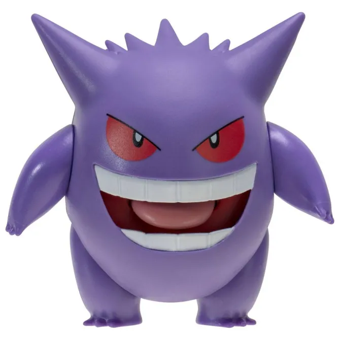 Pokémon - Gengar Actionfigur / Battle Feature Actionfigur: Jazwares