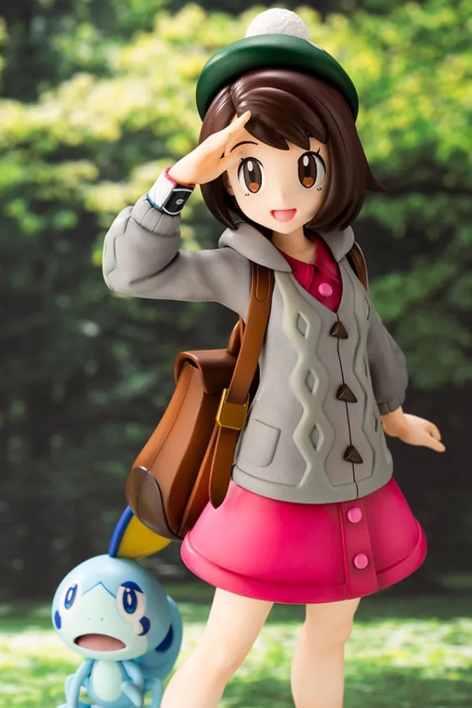 Pokémon - Gloria & Memmeon Statue / ARTFXJ: Kotobukiya